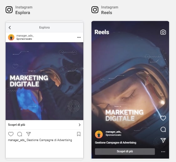 Instagram sponsorizzata